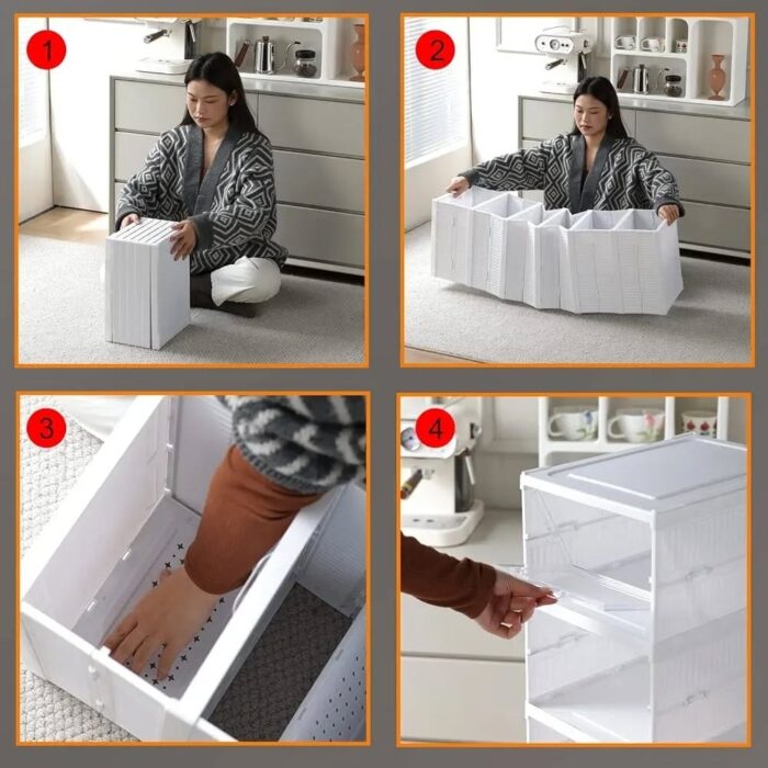 Çok Amaçlı 6 Katlı Katlanır Ayakkabılık ve Dolap