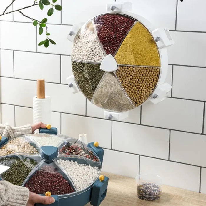 DÖNDÜRÜLEBİLİR ÇOKLU BAKLİYAT KABI