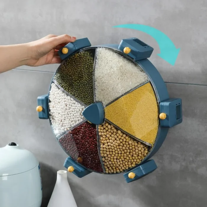 DÖNDÜRÜLEBİLİR ÇOKLU BAKLİYAT KABI