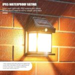 LED Solar Duvar Lambası