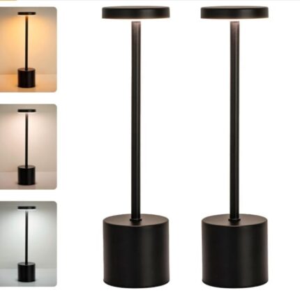 Atmosferik Lüks Dekoratif Şarjlı Masa Lambası