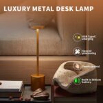 Atmosferik Lüks Dekoratif Şarjlı Masa Lambası