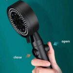 Siyah Duş Başlığı Seti