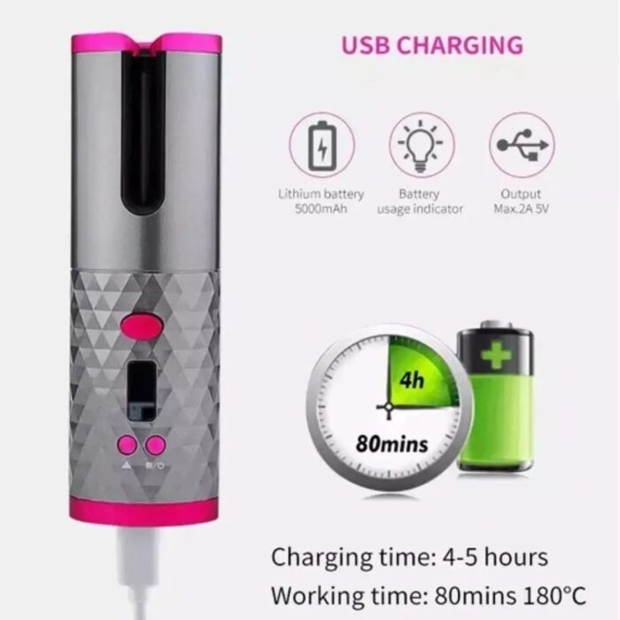 Kablosuz Şarj Edilebilir Otomatik Bukle Makinesi