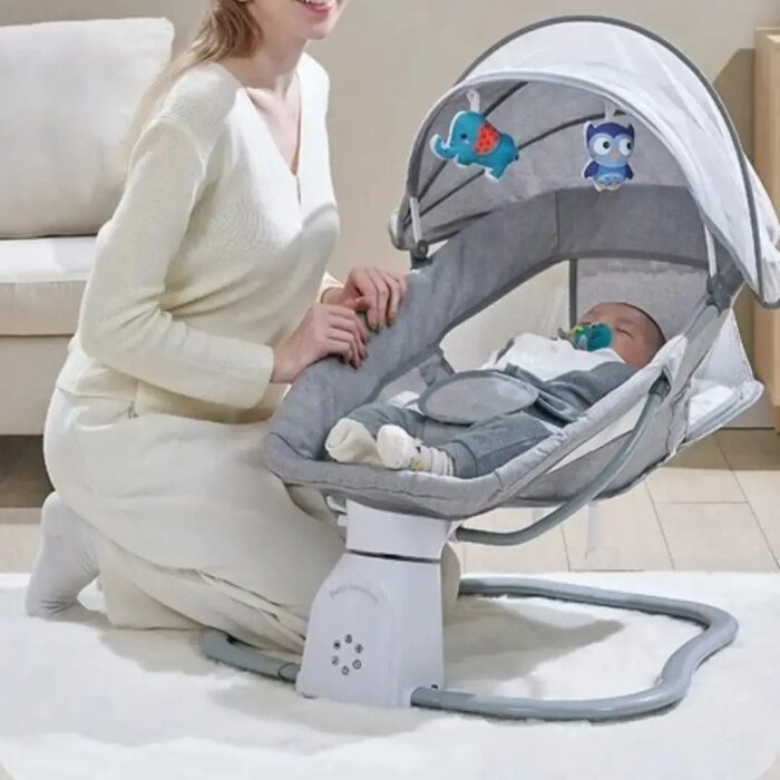 Sallanan Müzikli Bebek Yatağı/Puseti