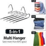 5’i 1 Arada Çoklu Kıyafet Askısı