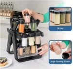 18’li 360° Döner Raflı Baharatlık