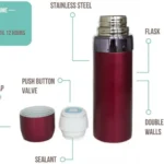 500 ML Çelik Termos - Görsel 3