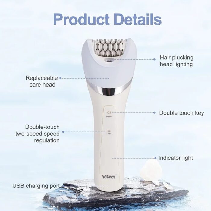 VGR V-703 5in1 Profesyonel Epilatör - Görsel 8