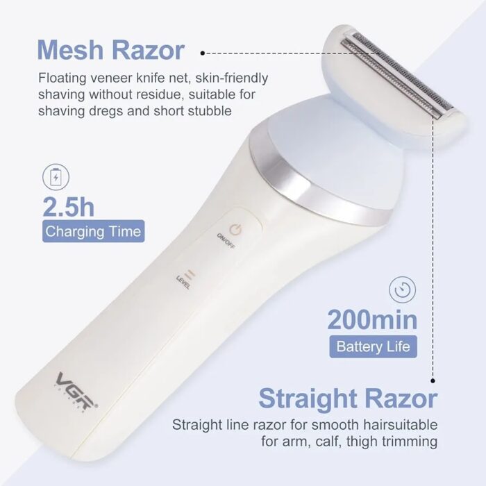 VGR V-703 5in1 Profesyonel Epilatör - Görsel 6