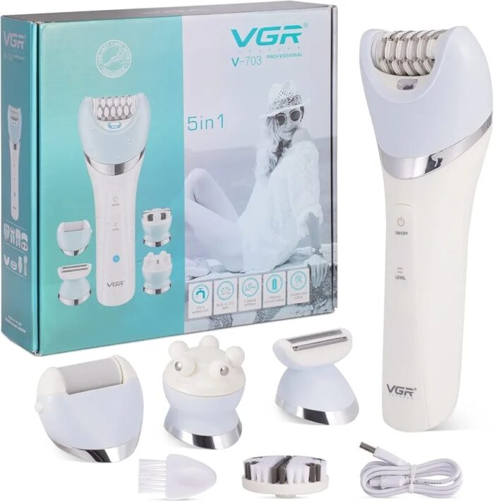 VGR V-703 5in1 Profesyonel Epilatör - Görsel 2