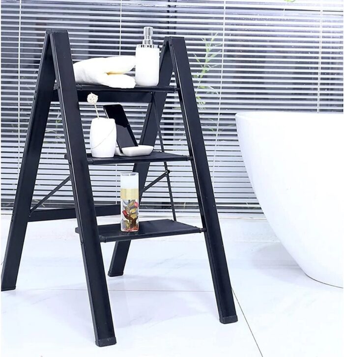 3 BASAMAKLI METAL MERDİVEN - Görsel 2