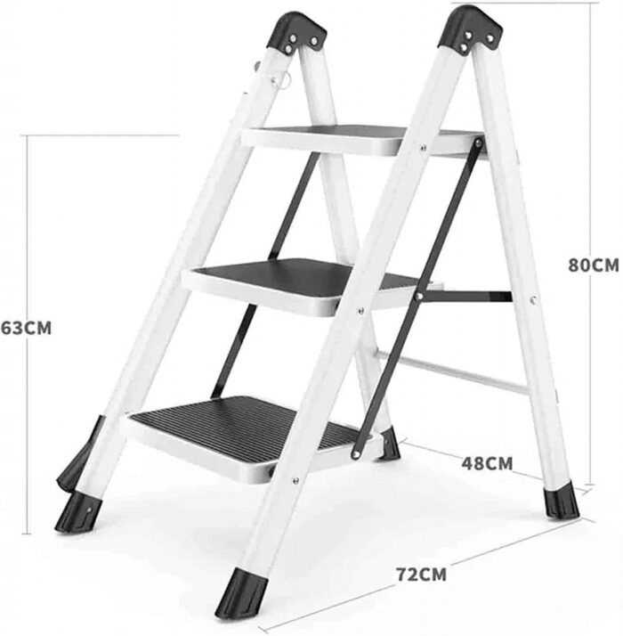 3 BASAMAKLI METAL MERDİVEN - Görsel 7