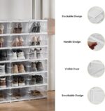 6 Katlı Şeffaf Katlanır Ayakkabılık Dolap - Görsel 3