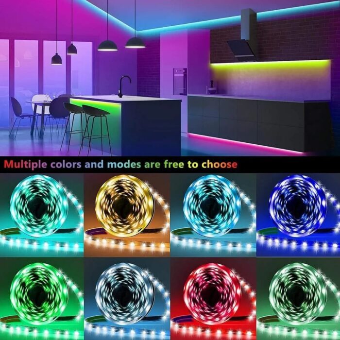 RGB USB ŞERİT LED 5 METRE - Görsel 6