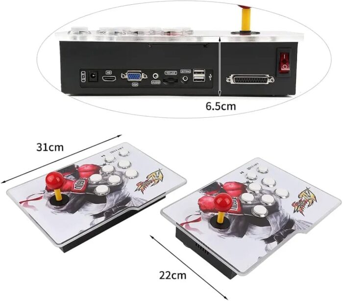 Pandora 3D Çift Kişilik Retro Oyun Konsolu – 28000+ Oyun, Ayrı Joystickli - Görsel 6