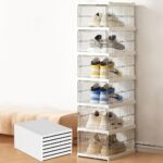 6 Katlı Şeffaf Katlanır Ayakkabılık Dolap - Görsel 9