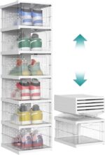 6 Katlı Şeffaf Katlanır Ayakkabılık Dolap - Görsel 6