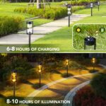 Güneş Enerjili Kum Saati Bahçe Lambası - 15LM IP65 - Görsel 4