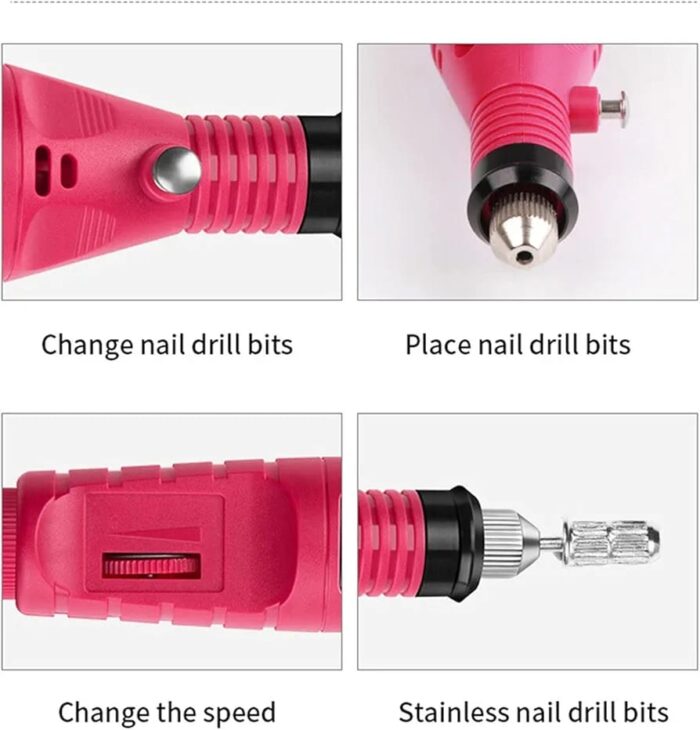 Elektrikli Manikür Pedikür Seti - Görsel 3