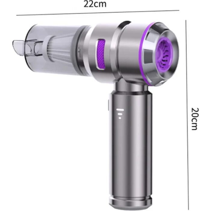 ULTRA GÜÇLÜ ÇOK AMAÇLI ŞARJLI SÜPÜRGE MAKİNESİ - Görsel 6