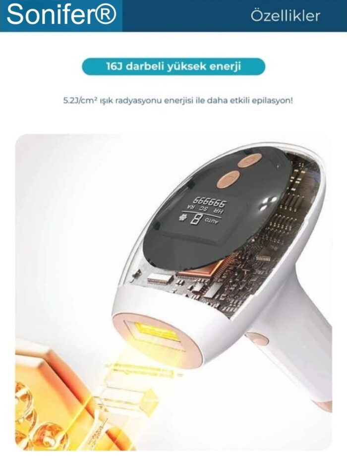 SONİFER SF-9708 IPL Buz Lazer Epilasyon