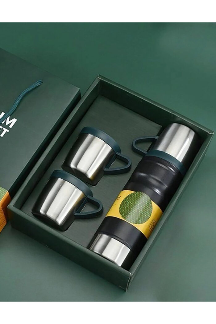680ml Paslanmaz Çelik Termos Bardak Seti