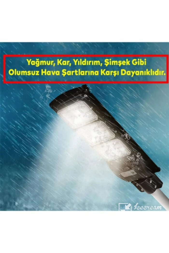 400W Kumandalı Solar LED Sokak Armatürü