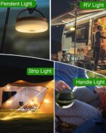 Solar Kamp Işık Zinciri