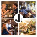 5’i 1 Arada Elektrikli Şarap Şişesi Açacağı Seti