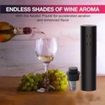 5’i 1 Arada Elektrikli Şarap Şişesi Açacağı Seti