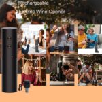 5’i 1 Arada Elektrikli Şarap Şişesi Açacağı Seti