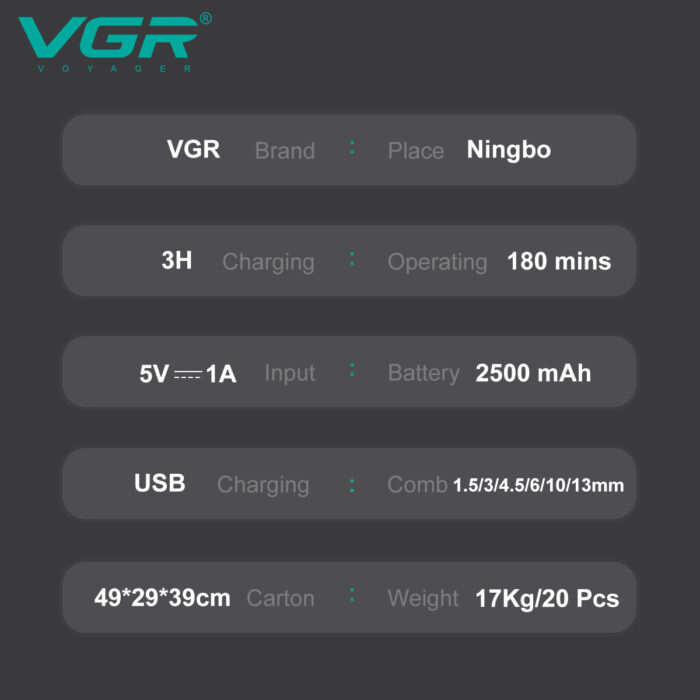 VGR V-135 Saç Sakal Tıraş Makinesi