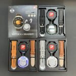 D21 Watch 4 Akıllı Saat + Bluetooth Kulaklık Seti – Çift Kordon, Manyetik Şarj - Görsel 6