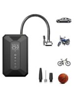 MDHL Şarjlı Dijital Lastik Şişirme Pompası Basınç Ayarlı LED Işıklı Taşınabilir Hava Kompresörü - Görsel 4