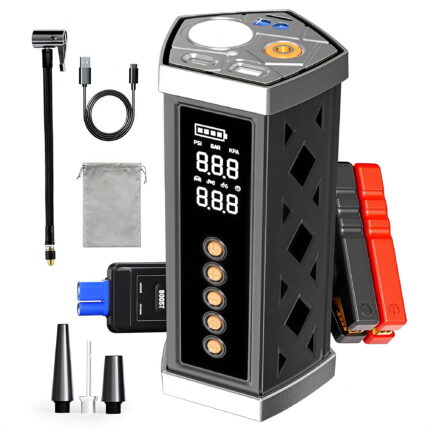 MDHL DDQ-1022 Akü Takviye Kompresör Powerbank Seti