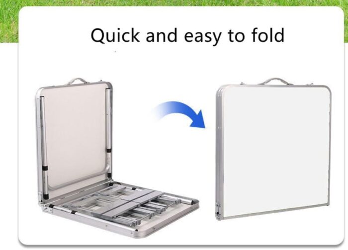 Katlanabilir Kamp Masası Ayarlanabilir Yükseklik Alüminyum Masa - Görsel 6