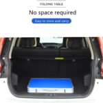 Katlanabilir Kamp Masası Ayarlanabilir Yükseklik Alüminyum Masa - Görsel 2