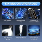 MDHL DDQ-1022 Akü Takviye Kompresör Powerbank Seti - Görsel 6