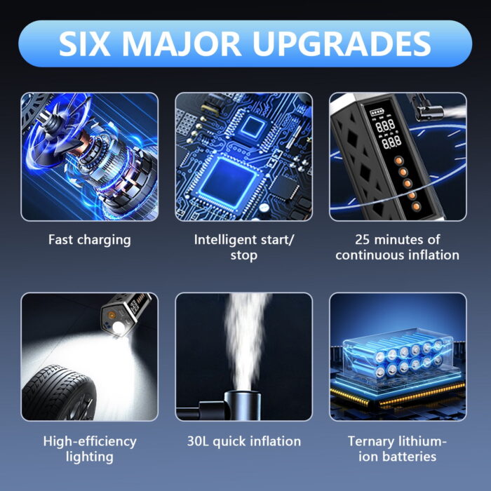 MDHL DDQ-1022 Akü Takviye Kompresör Powerbank Seti - Görsel 6