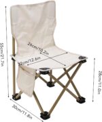 Katlanabilir Kamp Sandalyesi Taşınabilir - Görsel 4