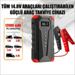 MDHL Akü Takviye Kompresörlü Powerbank Araç Acil Seti - Görsel 2