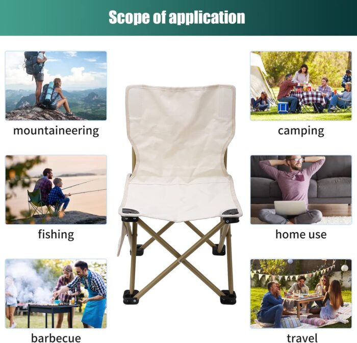 Katlanabilir Kamp Sandalyesi Taşınabilir - Görsel 2