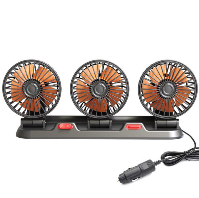 USB Mini Araç Fanı Taşınabilir Masaüstü Vantilatör Oto İçi Soğutucu Fan - Görsel 3