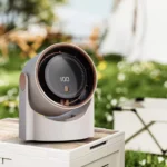 Akıllı Turbo Masa ve Duvar Tipi Vantilatör LED Ekranlı Ayarlanabilir Hız Fanı - Görsel 5