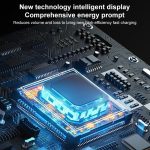 66W USB Şarj İstasyonu 4 Port Hızlı Şarj Cihazı Type-C Kablolu - Görsel 6