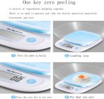 Dijital Mutfak Tartısı 5 Kg Hassas Ölçüm Kaplı Mutfak Terazisi Dokunmatik Gıda Tartısı - Görsel 3