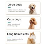 VGR V-208 Evcil Hayvan Tıraş Makinesi Şarjlı Kablosuz Kedi Köpek Traş Makinesi (Mavi) - Görsel 5