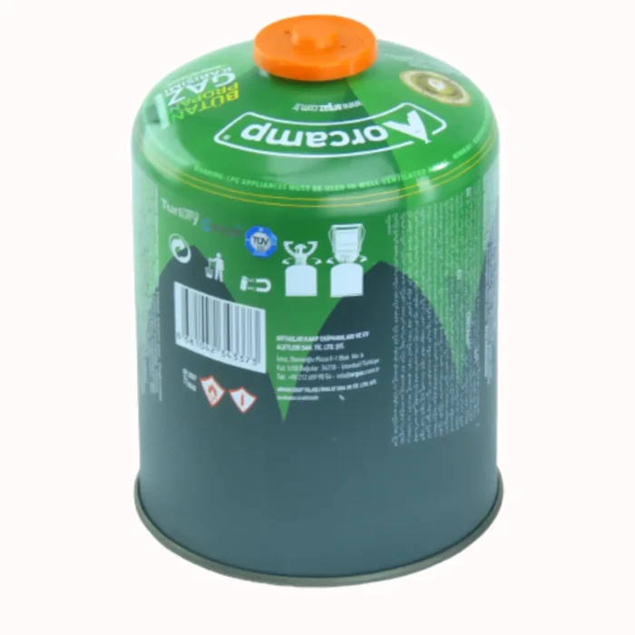 Orcamp Gaz Kartuşu 450 Gr KTS-450 Vidalı EN417 Kamp Ocağı Tüpü - Görsel 2