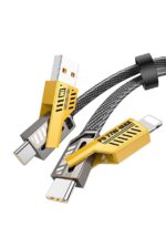 2’si 1 Arada Type-C ve Lightning Hızlı Şarj Kablosu 65W Data Kablo - Görsel 8